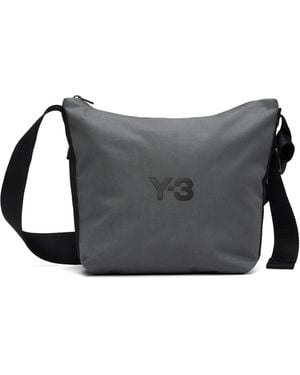 Y-3 ブラック スモール クロスボディバッグ