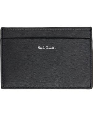 Paul Smith Leather Card Holder - Black