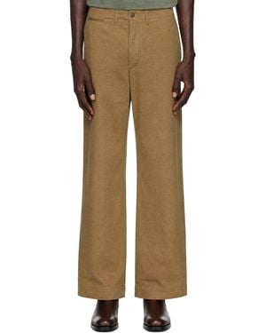 RRL Tan Chino Field Trousers - Natural