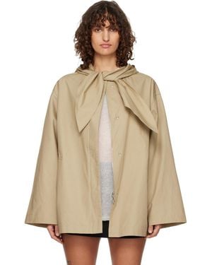 TOTEME Technical Scarf Jacket - Natural