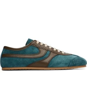 Dries Van Noten Suede Trainers - Blue