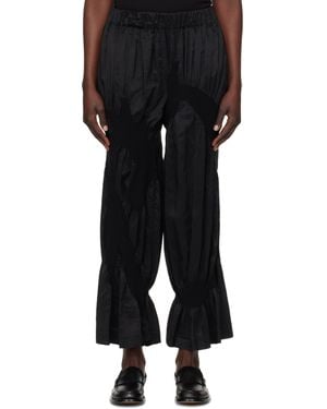 Issey Miyake Vigor Muted Trousers - Black