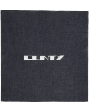 Rick Owens Concordians Cotton Bandana - Blue