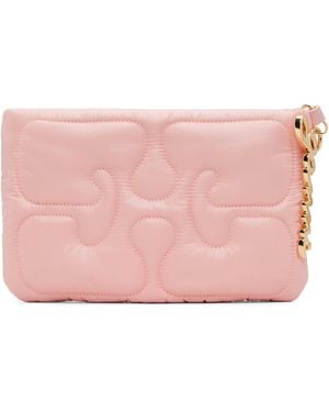 Ganni Quilted Re-Tech Pouch - Black