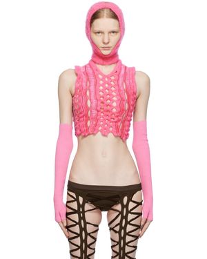 Sinéad O'Dwyer Shibari Vest - Pink