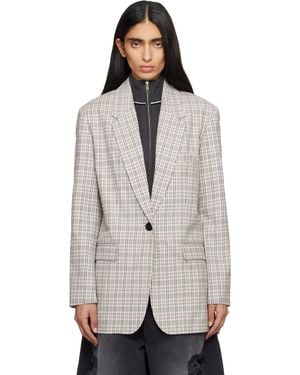 Isabel Marant オフホワイト＆ピンク Selda テーラードジャケット - マルチカラー