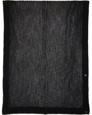 Homme Plissé Issey Miyake Rustic Mesh Scarf - Black