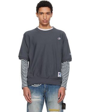 Undercover Champion Edition Uc1F4803 Sweatshirt - Blue