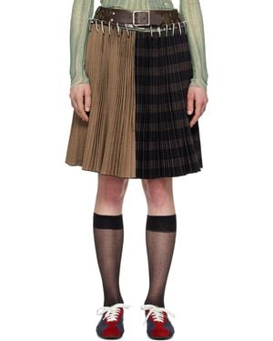 Chopova Lowena Thunder Knee Carabiner Midi Skirt - Black