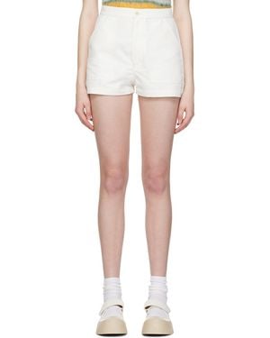 Marni Off-white Flared Shorts