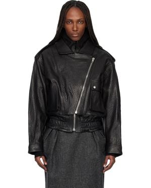 Isabel Marant ブラック Aneli レザージャケット