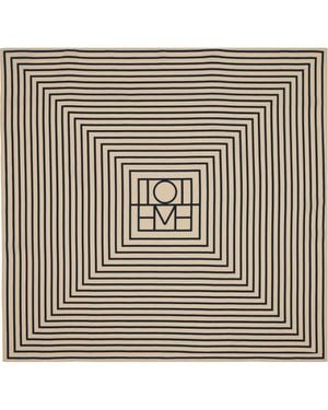 TOTEME Signature Monogram Silk Scarf - Metallic