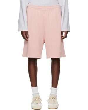Acne Studios Embroidered Logo Shorts - Pink