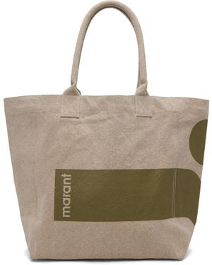Isabel Marant Taupe Yenky Tote - Natural