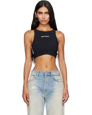 Palm Angels Classic Logo Active Track Top - Blue