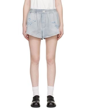 MM6 by Maison Margiela Boxer Denim Shorts - Multicolour