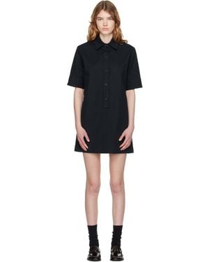 A.P.C. Poly Mini Dress - Black