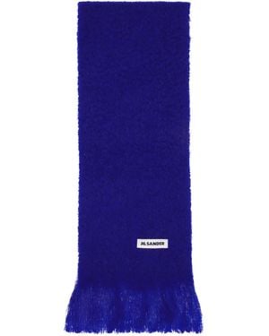 Jil Sander Plain Scarf - Blue