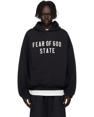 Fear Of God 90S Fit Fleece Hoodie - Black