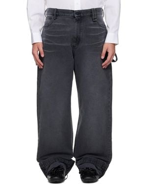 Simone Rocha Straight Leg Jeans - Black