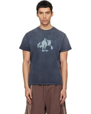 ERL Puke T-Shirt - Blue