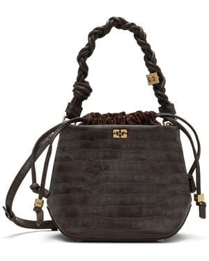 Ganni Bou Bucket Bag - Black