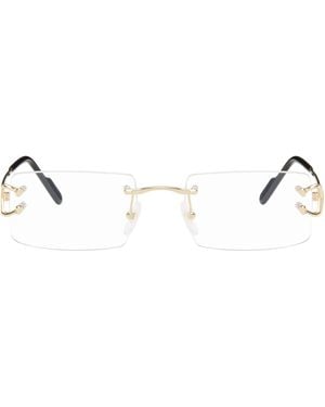 Cartier 'Signature C De Glasses - Metallic