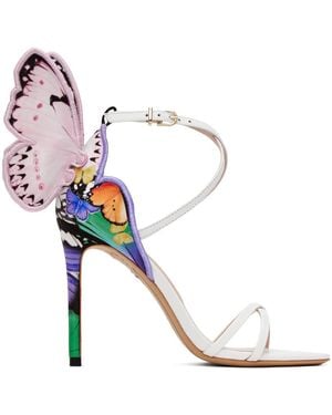 Sophia Webster Multicolor Chiara Heeled Sandals - White