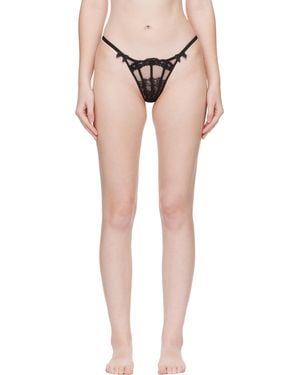 Agent Provocateur String Mariann Noir - Multicolore