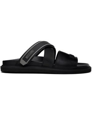 Moschino Sporty Sandals - Black