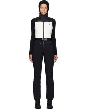 Moncler Ski Suit Down Jumpsuit - Black