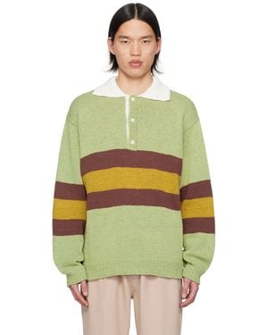 rice nine ten Rugby Polo - Green