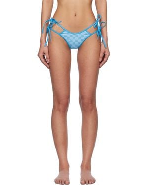 MISBHV Swim Coquette Bikini Bottom - Blue