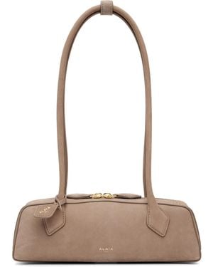 Alaïa Taupe 'Le Teckel' Small Bag - Brown