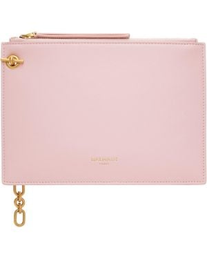 Balmain Pulse Zipped Pouch - Pink