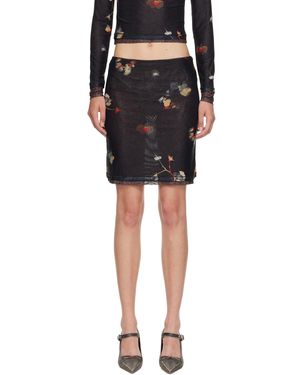 Eckhaus Latta Duet Miniskirt - Black