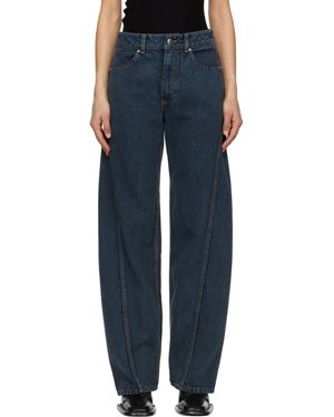Eckhaus Latta Bend Jeans - Blue