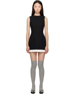 ShuShu/Tong Sleeveless Slim-Fit Minidress - Black