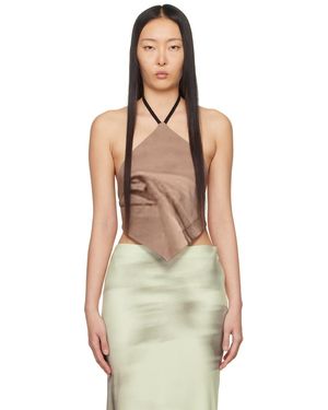 ELLISS Ssense Exclusive Burgundy Tank Top - Red