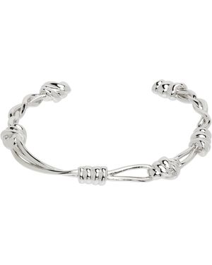 Jil Sander Bracelet À Nœud - Métallisé