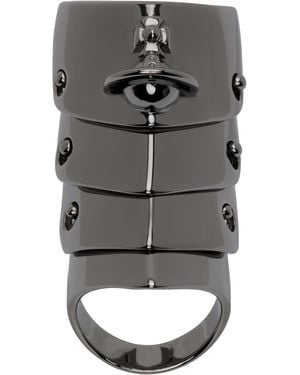 Vivienne Westwood Armour Ring - Grey