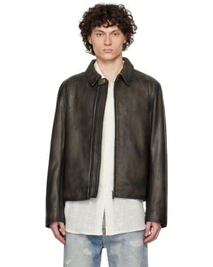 Holzweiler Cillian Leather Jacket - Black
