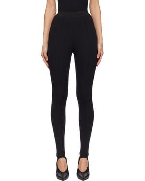 Wardrobe NYC Legging Opaque Noir À Sous-Pieds