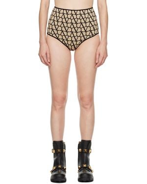 Valentino Iconographe Shorts - Black