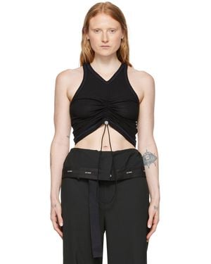 Dion Lee Organic Cotton Tank Top - Black