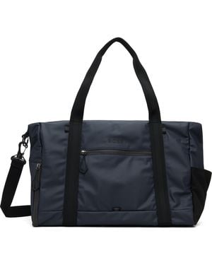 BOSS Reflective-Zips Holdall Duffle Bag - Black