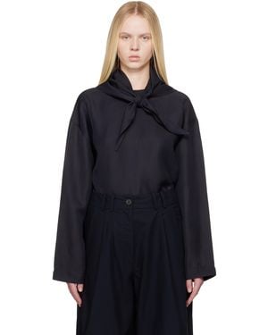 Studio Nicholson Bute Linen Blouse - Blue