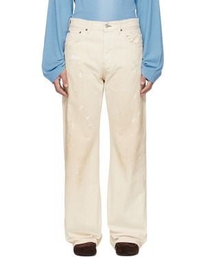 Acne Studios Off- 2021 Regular Fit Jeans - White