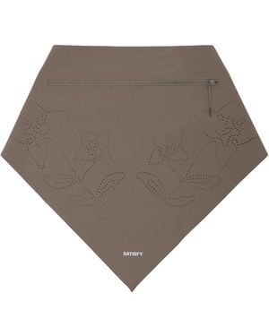 Satisfy Taupe Peaceshell Ice Bandana Scarf - Brown