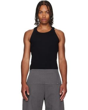 Jean Paul Gaultier 'The Piercing' Tank Top in Blue for Men | Lyst